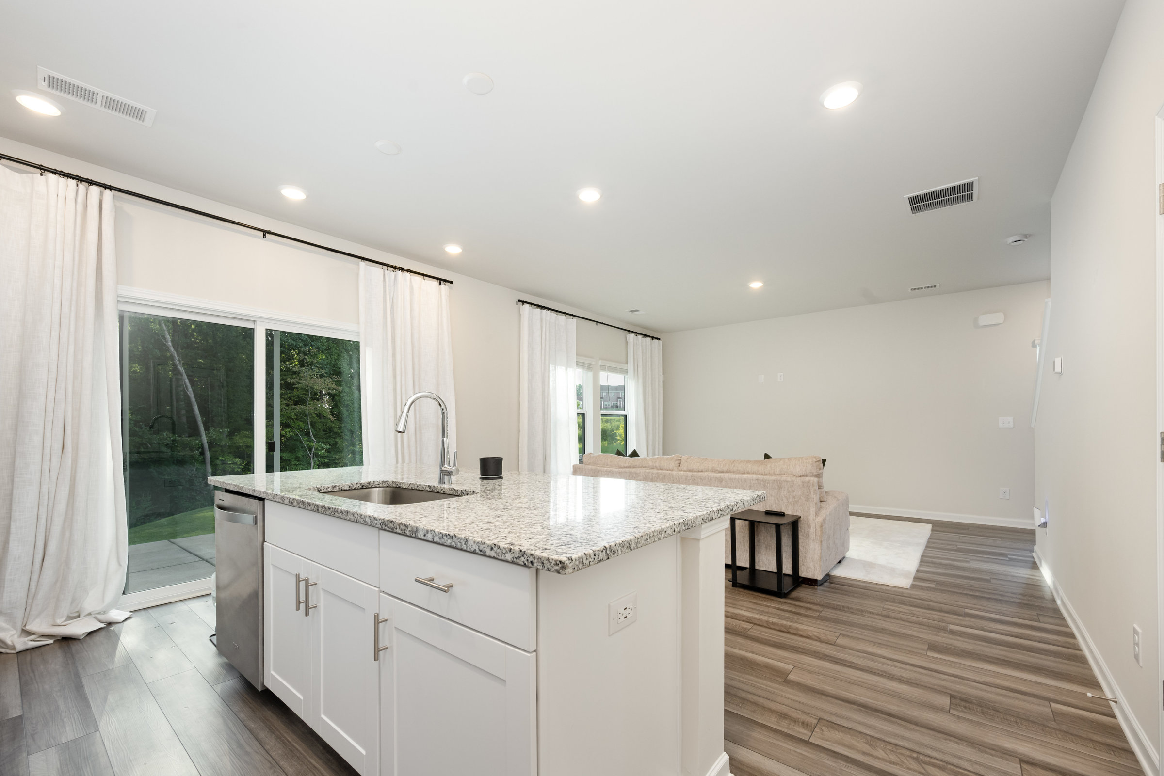 Open concept living space